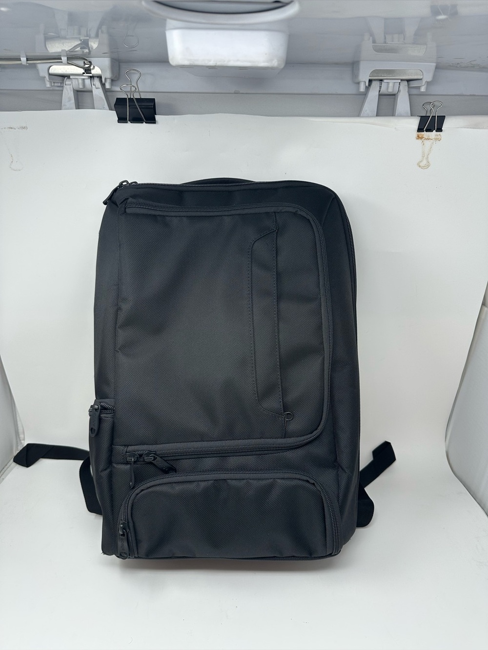 eBags Professional Slim Laptop Backpack Heathered Graphite Black Travel Work Bag